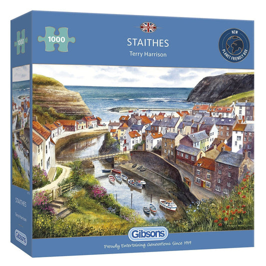 Staithes 1000 Piece Jigsaw Puzzle