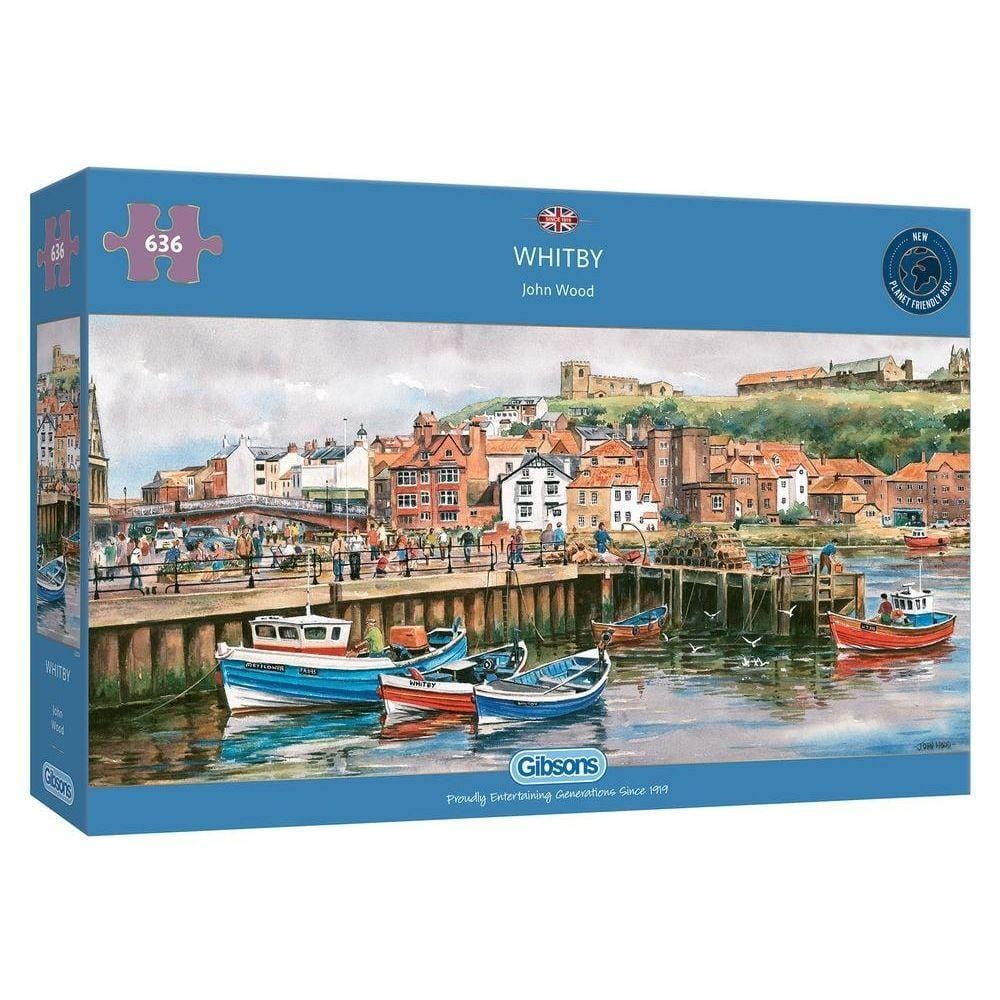 Whitby Harbour 636 Piece Jigsaw Puzzle