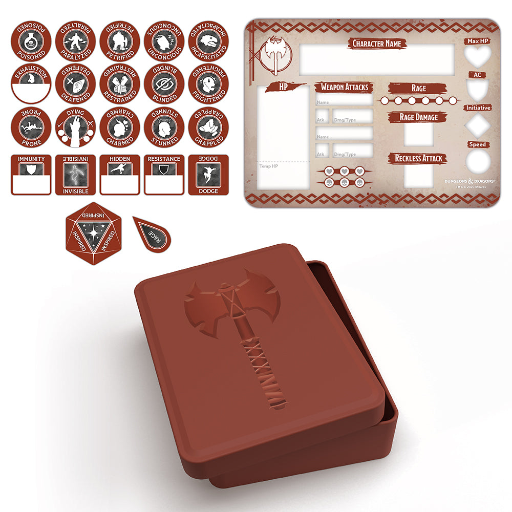 D&D Barbarians Token Set & Tin