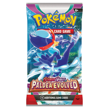 Pokémon TCG SV Paldea Evolved Booster Pack Quaqeval