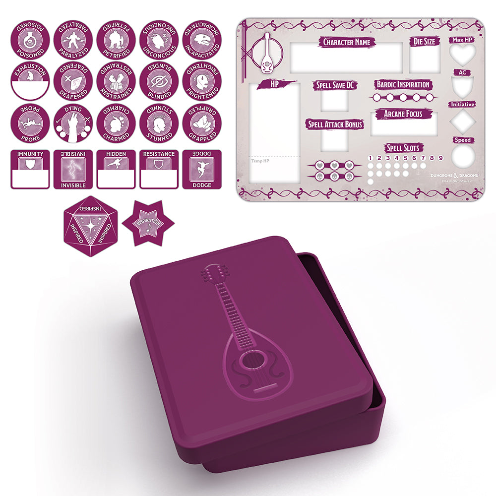 D&D Bards Token Set & Tin