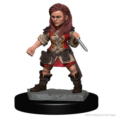 D&D Nolzur’s Marvelous Minis: Halfling Female Rogue [SKU: 72627]