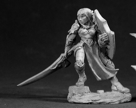 03004: Dorva, Female Dark Elf : www.mightylancergames.co.uk