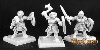 06115 Shield Maidens(9), Dwarf Adept