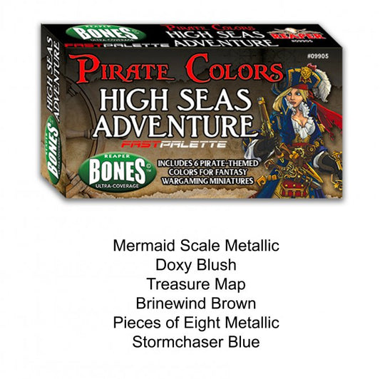 09905: HIGH SEAS ADVENTURE FAST PALETTE MSP PAINT SET-REAPERCON