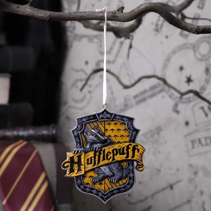 Nemesis Now Hufflepuff Crest Hanging Ornament - Harry Potter