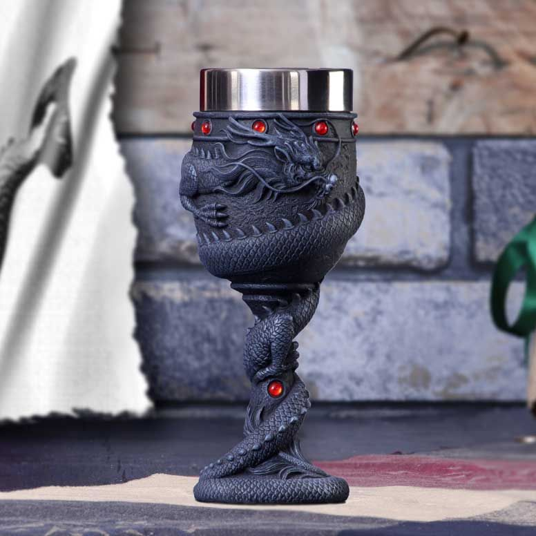 Nemesis now Dragon Coil Goblet - 20cm