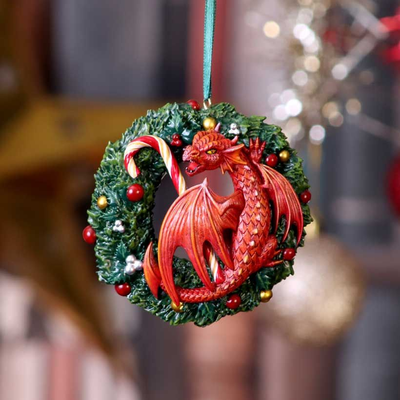 Nemesis now Sweet Tooth Hanging Ornament - Anne Stokes Dragon