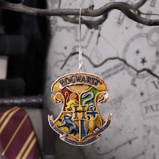 Nemesis now Hogwarts Crest Hanging Ornament - Harry Potter