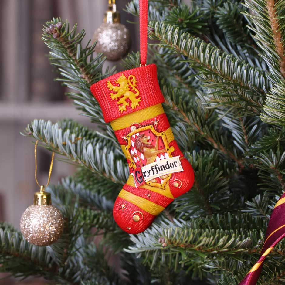 Nemesis Now Gryffindor Stocking Hanging Ornament - Harry Potter