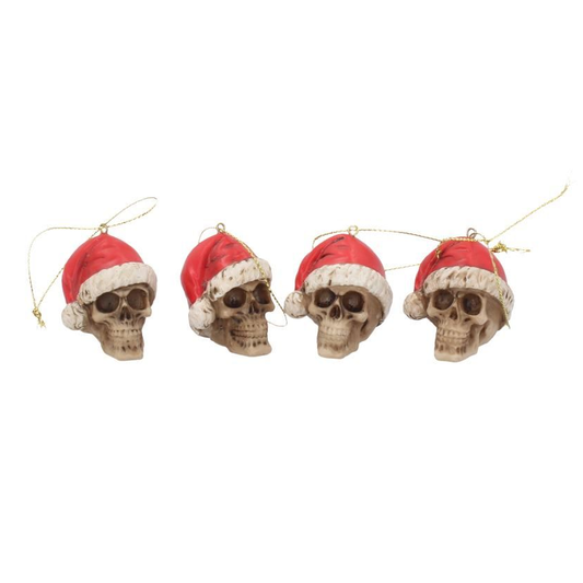 Silent Night Skull Bauble