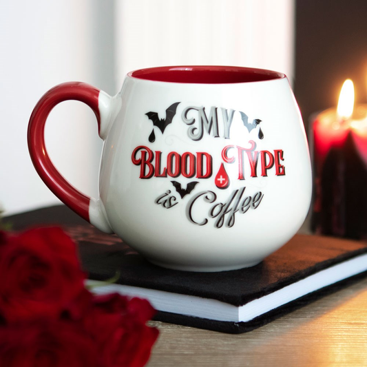 My Blood Type Is Coffee Mug