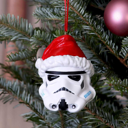 nemesis now Stormtrooper Santa Hat Hanging Ornament - Original Stormtrooper