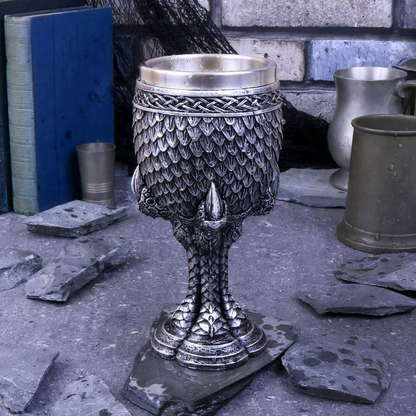 Nemesis Now Grey Scale Goblet - 16.7cm