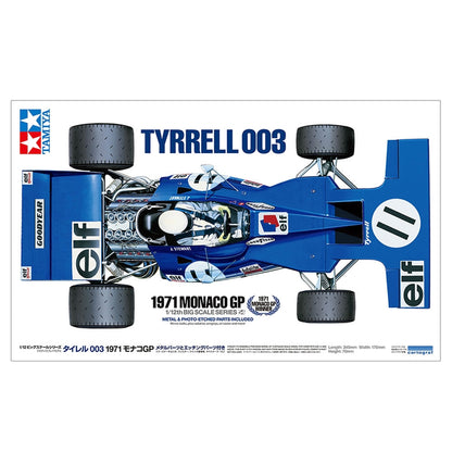 Tyrell 003 1971 Monaco GP 1/12th Scale Model