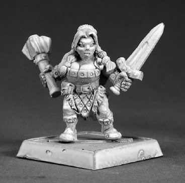 Reaper Warlord 14482 - Annasha Tomebreaker, Dwarfs: www.mightylancergames.co.uk