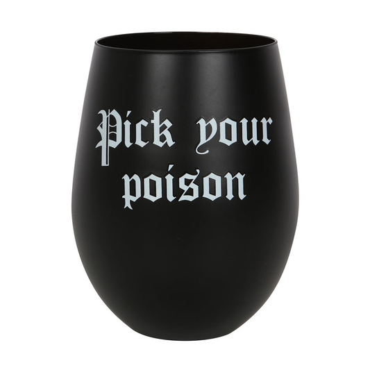 Pick Your Poison Stemless Wine G...