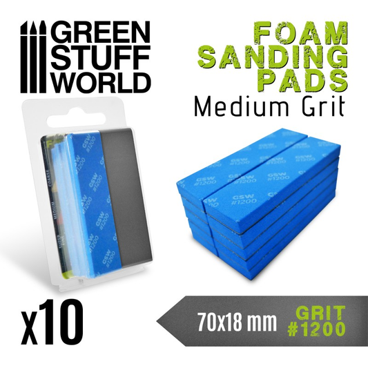 Medium grit foam sanding pads nu...