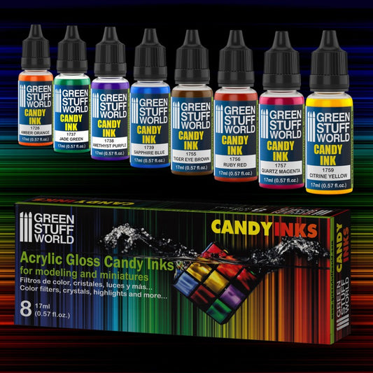 Acrylic Candy Ink Paints -Set x8...