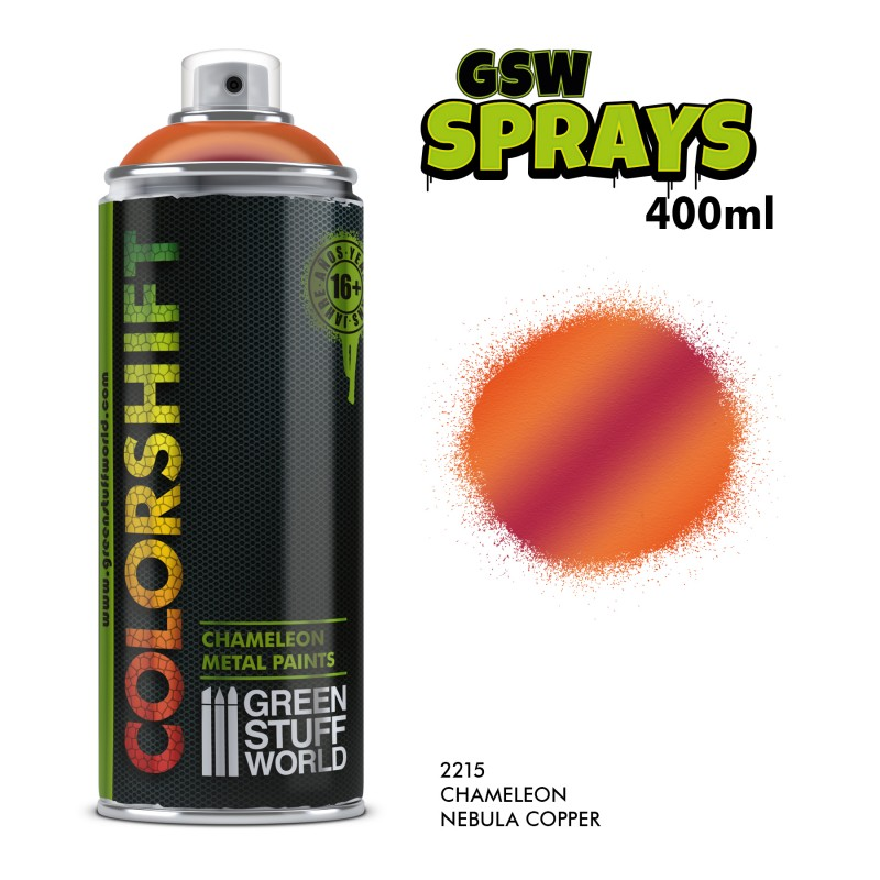 Nebula Copper colourshift chameleon spray by Green Stuff World