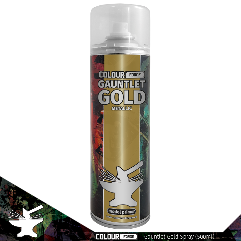 Gauntlet Gold Spray Colour Forge Model Primer