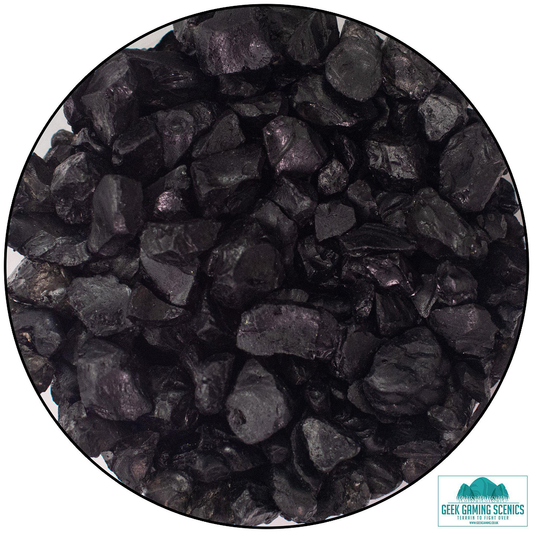 Glass Shards- Black 4-10mm - Gee...