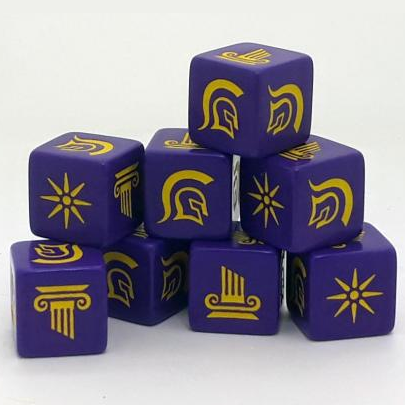 SAGA Dice - Age of Hannibal Greek Dice 