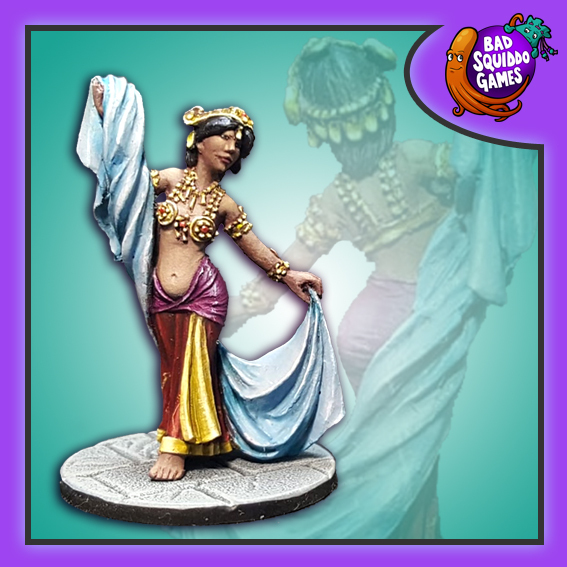 Mata Hari by Bad Squiddo Games is a resin miniature depicting Margaretha Geertruida MacLeod also known as Mata Hari a belly dancer who was executed in 1917 for allegedly being a spy during WW1