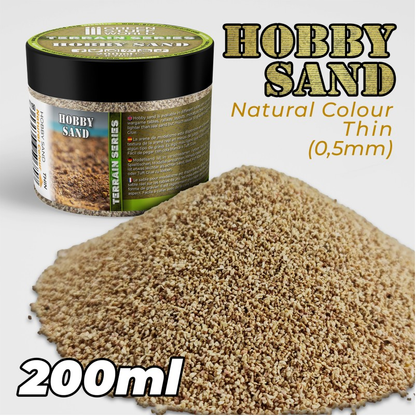 Thin Hobby Sand  200ml tub by Green Stuff World