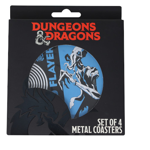 D&D Metal Coasters - Dungeons and Dragons