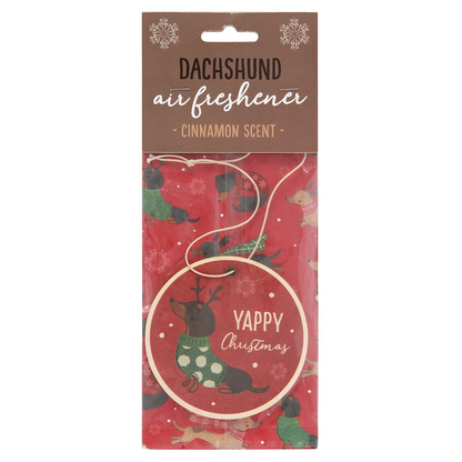 Dachshund Christmas Air freshener - Cinnamon Scented