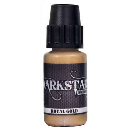 Darkstar Royal gold paint bottle 