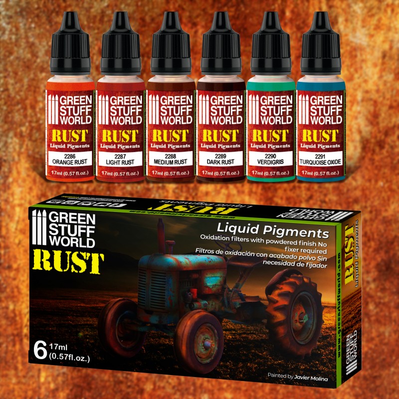 Rust Liquid Pigments Set - 10126- Green Stuff World