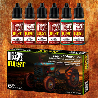 Rust Liquid Pigments Set - 10126- Green Stuff World