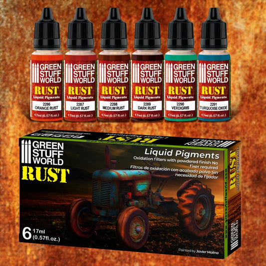 Rust Liquid Pigments Set - 10126- Green Stuff World