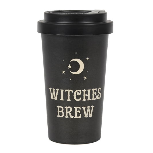 travel mug in a stippled black c...