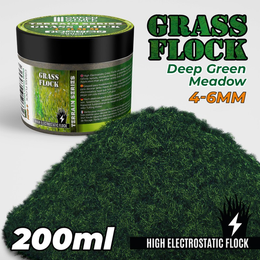 Deep Green Meadow 4-6mm Flock -2...