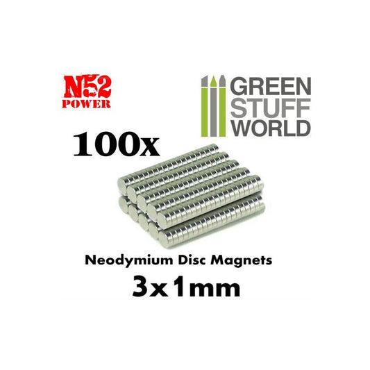 Neodymium Magnets 3x1mm - 100 un...