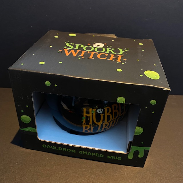 Hubble Bubble Spooky Witch Cauldron Shaped Mug