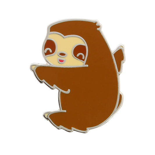 Baby Sloth Enamel Pin Badge