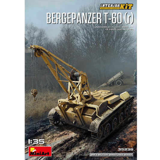 Bergepanzer T-60 (r) Interior Kit- 1:35 - MiniArt - 35238