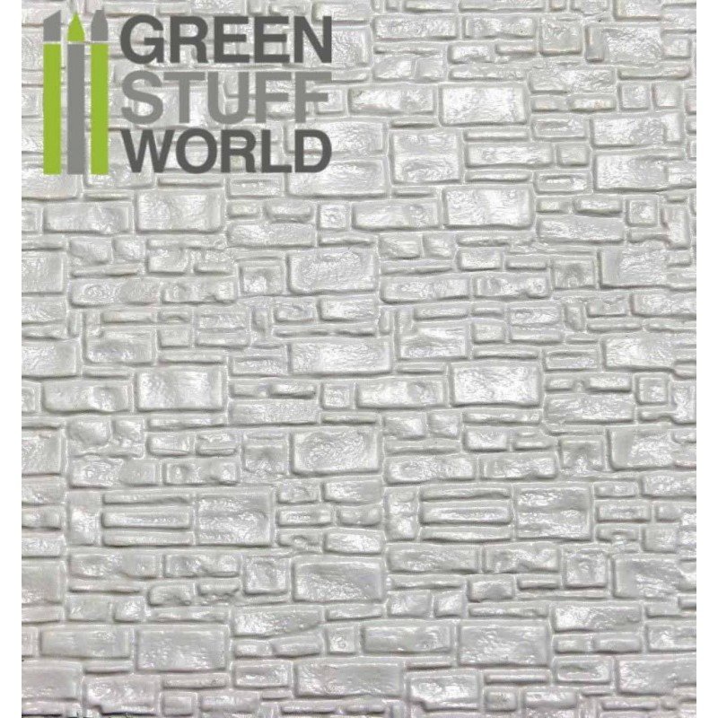 ABS Plasticard Smooth Rock Wall Textured Sheet by Green Stuff World