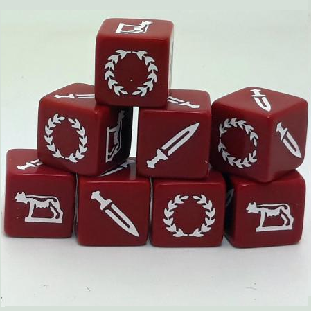 SAGA Dice - Age of Hannibal Republican Roman Dice