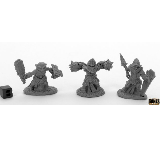 44041 - Bloodstone Gnome Warriors (3) (Bones Black)