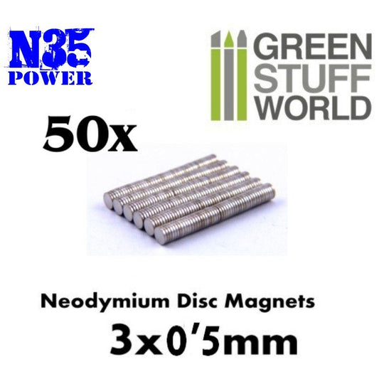 Neodymium Magnets 3x0'5mm -5...