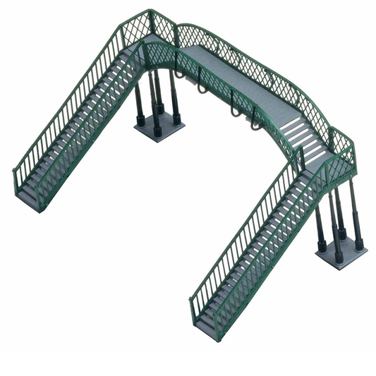 Footbridge by Hornby. A green an...