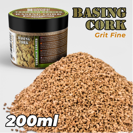 Grit Fine Basing Cork  200ml tub...