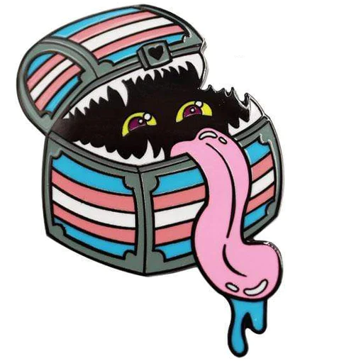 Trans Mimic Enamel Pride Pin Badge