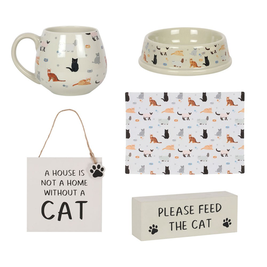 Wags & Whiskers Cat Gift Set