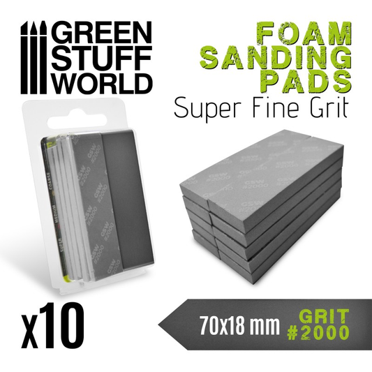 Super fine grit foam sanding pad...